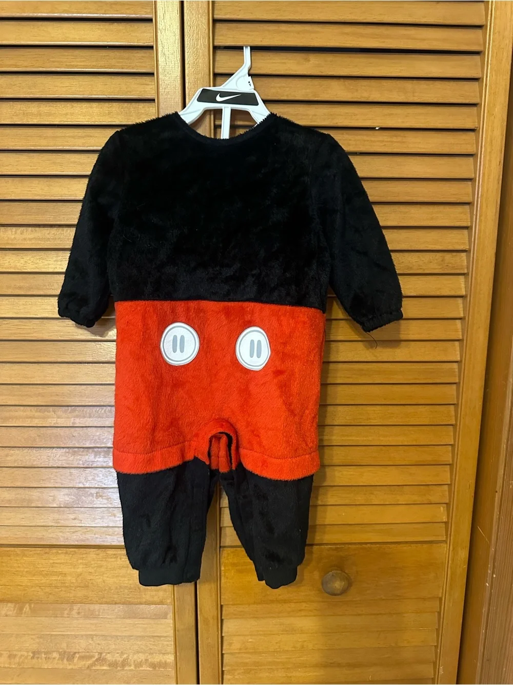 Disney Black and Red Mickey Mouse Costume with Ear Hat